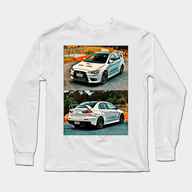 Mitsubishi Lancer EVO 2016 Long Sleeve T-Shirt by d1a2n3i4l5